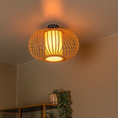 Bambusové stropní světlo dřevěné, Thuline