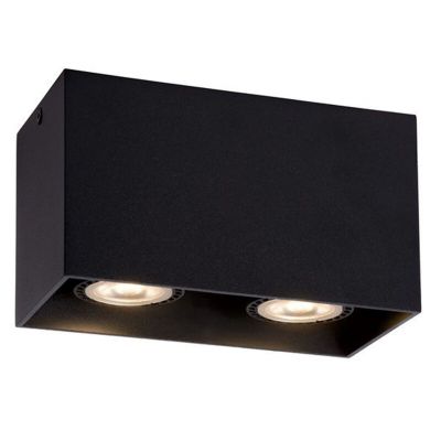 Černé přisazené stropní svítidlo moderní, Raina