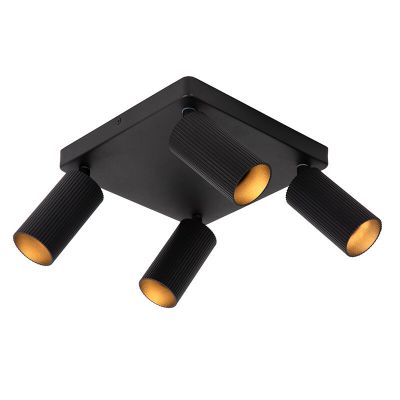 Černé stropní bodové světlo moderní, Clubs