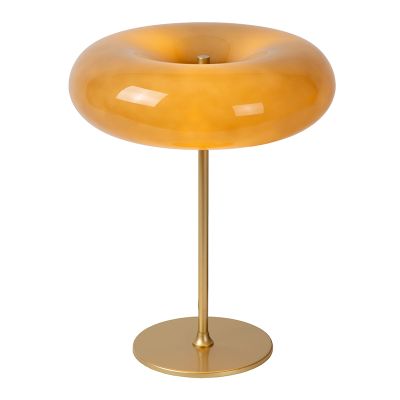 Taupe stolní lampa retro, Sentino, s vypínačem