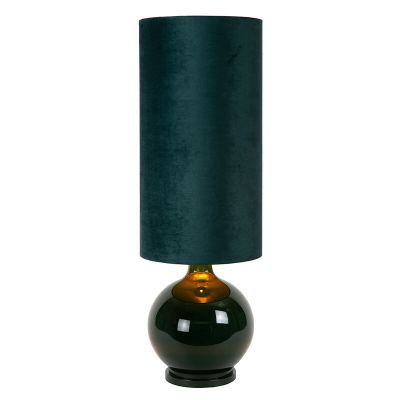 Zelená stojací lampa retro, Esterad, s vypínačem