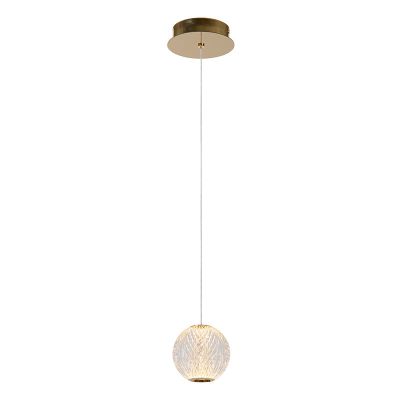 Průhledné závěsné světlo moderní, Cintra, 5,7W, LED 2700 K