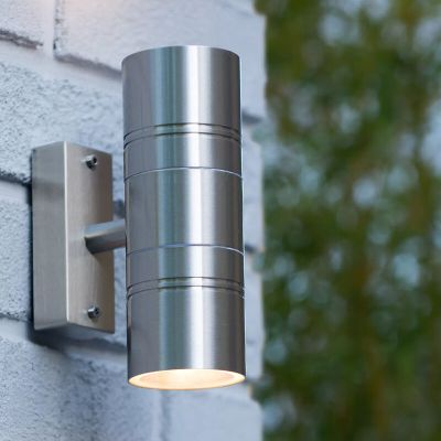 Chromová lampa up down moderní, Arne, IP44