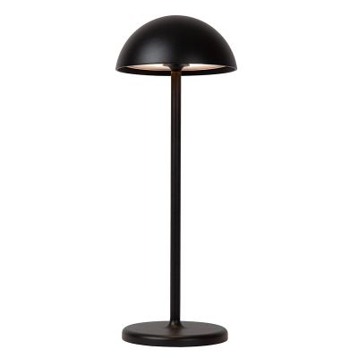 Černá venkovní stolní lampa retro, Joy, 1,5W, LED 3000 K, IP54, s dotykovým stmívačem