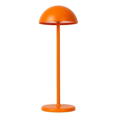 Oranžová venkovní stolní lampa retro, Joy, 1,5W, LED 3000 K, IP54, s dotykovým stmívačem