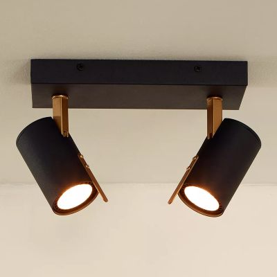 Černé stropní bodové světlo moderní, Grony