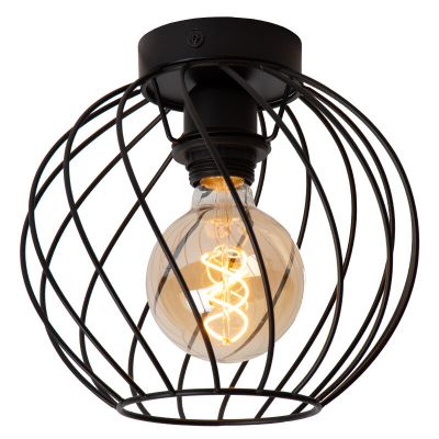 Černé stropní svítidlo klasické, Danza