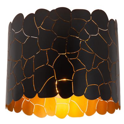 Černé stropní svítidlo moderní, Almelo