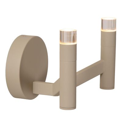 Taupe nástěnné světlo moderní, Wellington, 3W, LED 2700 K