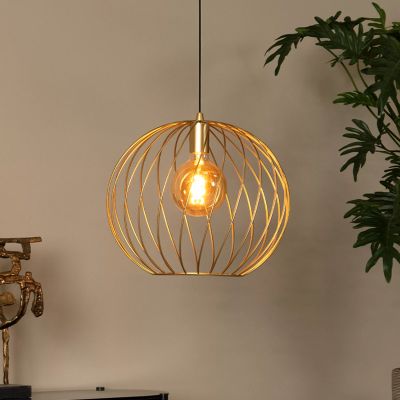 Mosazné závěsné světlo klasické, Danza