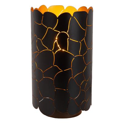 Černá stolní lampa moderní, Almelo, s vypínačem