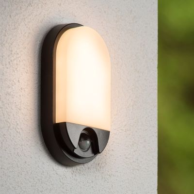 Bílé nástěnné světlo do koupelny moderní, Hups Ir, 10W, LED 3000 K, IP54