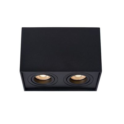 Černé stropní bodové světlo moderní, Tube