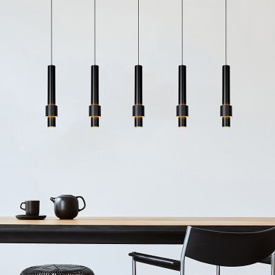 Černé závěsné světlo moderní, Margary, 4,2W, LED 2700 K
