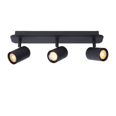 Černé stropní bodové světlo do koupelny moderní, Lennert, IP44