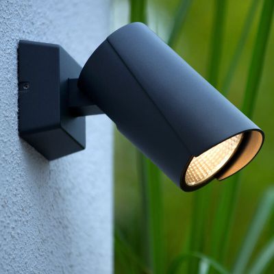 Antracité venkovní světlo moderní, Manal, 12W, LED 3000 K, IP65