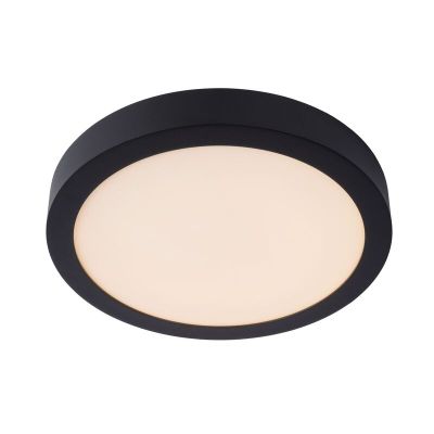 Černé stropní světlo moderní, Brice, 30W, LED 3000 K, IP44