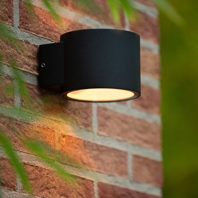 Černá lampa up down moderní, Oxford, IP54