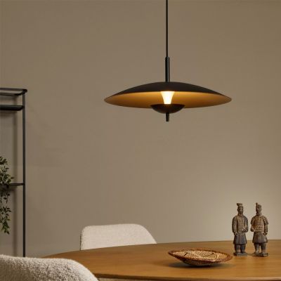 Černé závěsné světlo vintage, Vulcan, 9W, LED 3000 K