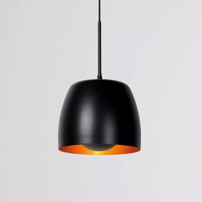 Černé závěsné světlo klasické, Nolan