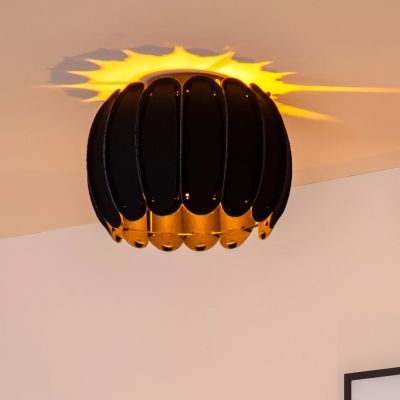 Černé stropní světlo moderní, Spencer