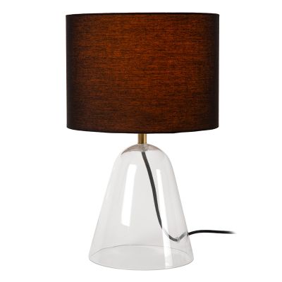 Černá stolní lampa moderní, Campana, s vypínačem