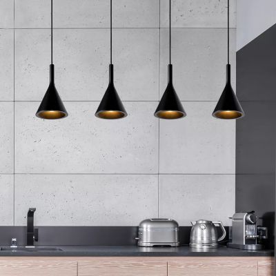 Betonové závěsné světlo černé, Gipsy