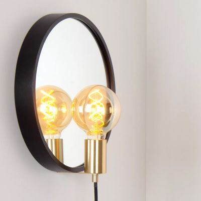 Černé světlo nad zrcadlo rustikální, Reflex, s vypínačem