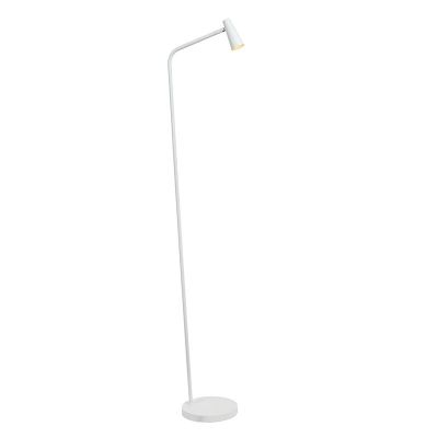 Bílá nabíjecí stojací lampa moderní, Stirling, 3W, LED 2700 K, s dotykovým stmívačem