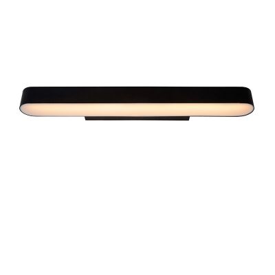 Černé nástěnné světlo do koupelny moderní, Madelon, 9W, LED 2700 K, IP44