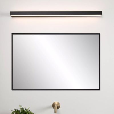 Černé nástěnné světlo do koupelny moderní, Alexa, 13W, LED 3000 K, IP44