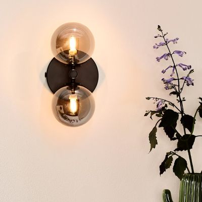 Černé nástěnné světlo retro, Tycho