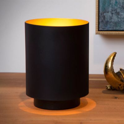 Černá stolní lampa moderní, Suzy, s vypínačem