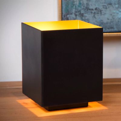 Černá stolní lampa moderní, Suzy, s vypínačem