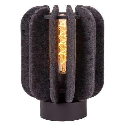 Šedá stolní lampa moderní, Rafal, s vypínačem