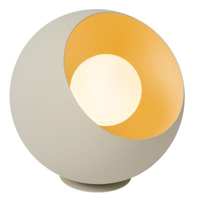 Béžová stolní lampa moderní, Doredos, s vypínačem