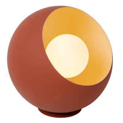 Oranžová stolní lampa moderní, Doredos, s vypínačem