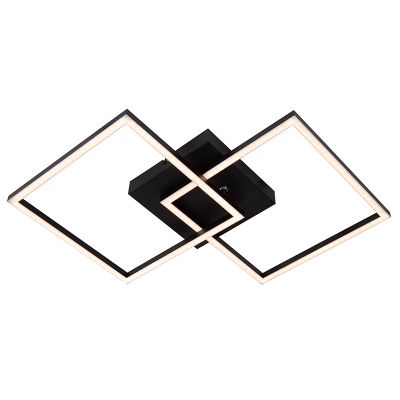 Černé stropní světlo moderní, Arianne, 23W, LED white switch