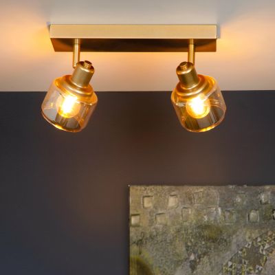 Zlaté stropní bodové světlo klasické, Bjorn