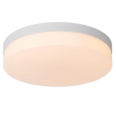 Bílé stropní světlo do koupelny plastové, Biskit, 24W, LED 2700 K, IP44