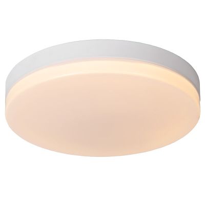 Bílé stropní světlo do koupelny plastové, Biskit, 36W, LED 2700 K, IP44