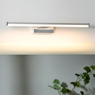Chromové nástěnné světlo moderní, Onno, 8W, LED 3000 K, IP44