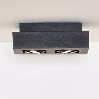 Černé stropní bodové světlo moderní, Xirax