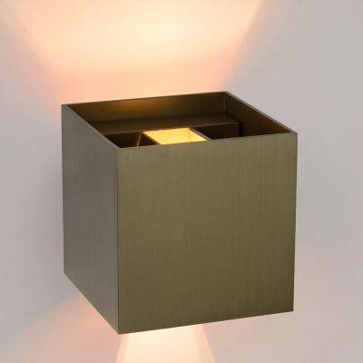 Hnědé nástěnné světlo moderní, Xio