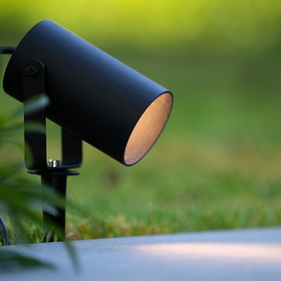 Černé zahradní bodové osvětlení moderní, Taylor, IP44