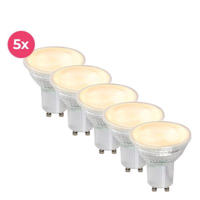 Průhledné LED bodové světlo GU10 Antonie, 4 Watt, 2700K (teplá bílá)