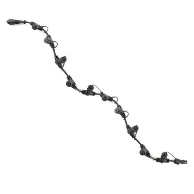 1m černý rozvodný kabel, s 10 výstupy