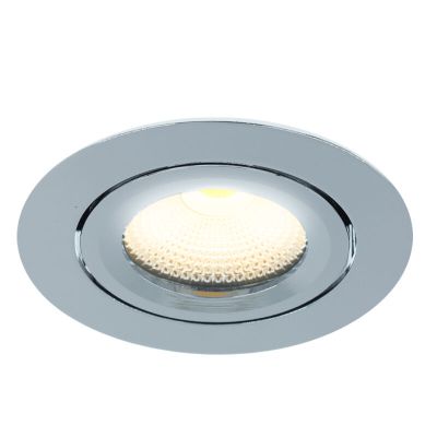 Chromové podhledové světlo hliníkové, Wimke, 5W, LED 2700 K, IP44
