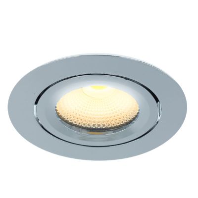Chromové podhledové světlo hliníkové, Wimke, 5W, LED 3000 K, IP44