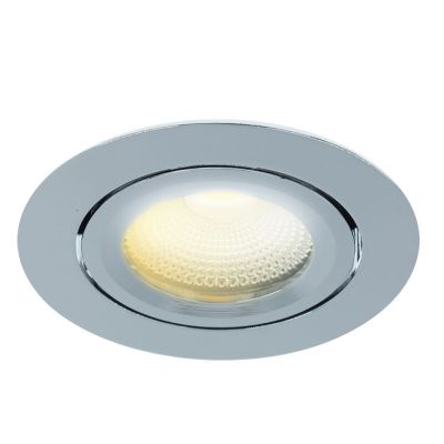 Chromové podhledové světlo hliníkové, Wimke, 5W, LED dim to warm, IP44